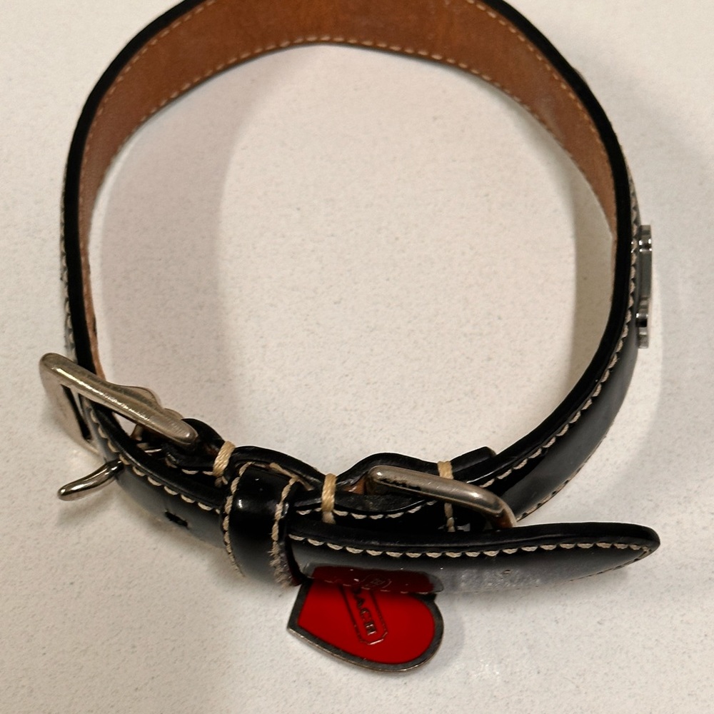 Coach dog collar